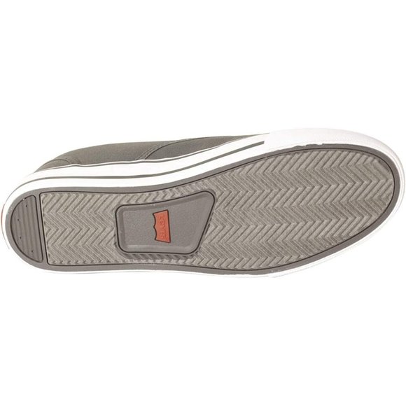 Levi's Mens Ethan CT Canvas II Sneaker, Charcoal, Gray Size 10.5 - Picture 4 of 7